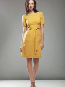 Sukienka Sukienka S20 Twiggy Yellow